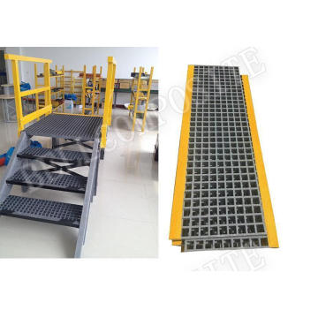 FRP Stair Treads/ Stairstep, Fiberglass Stair Cover/GRP Molded Gratings